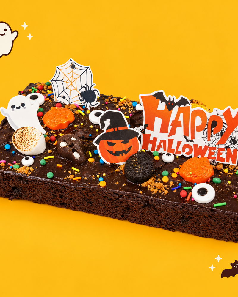 Boo Bash Brownie Slab