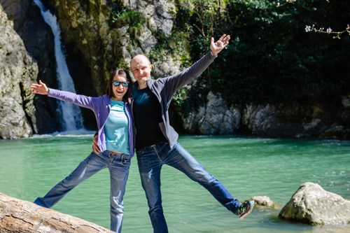 Однодневный трек-тур на Агурские водопады и Орлиные скалы