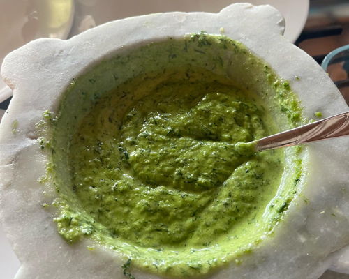 Corsi di cucina Zoagli: Corso di cucina sul pesto genovese di fronte a Portofino
