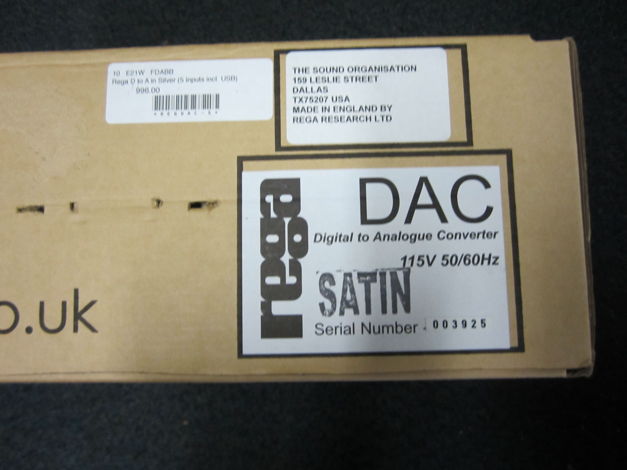 Rega DAC  New in the box