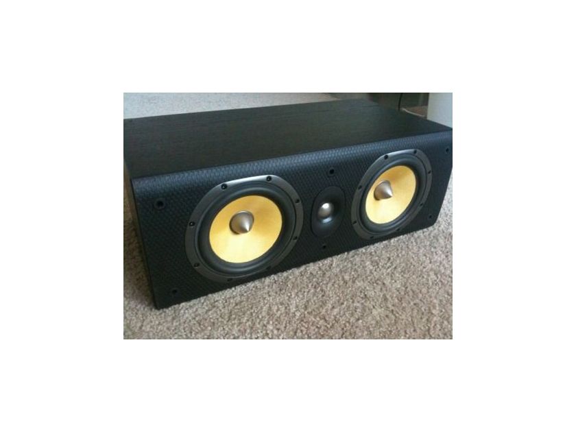 B&W LCR600 S3 center,left,right speaker-black