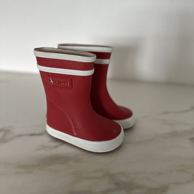 Red AIGLE Rain / Rubber Boots size 19