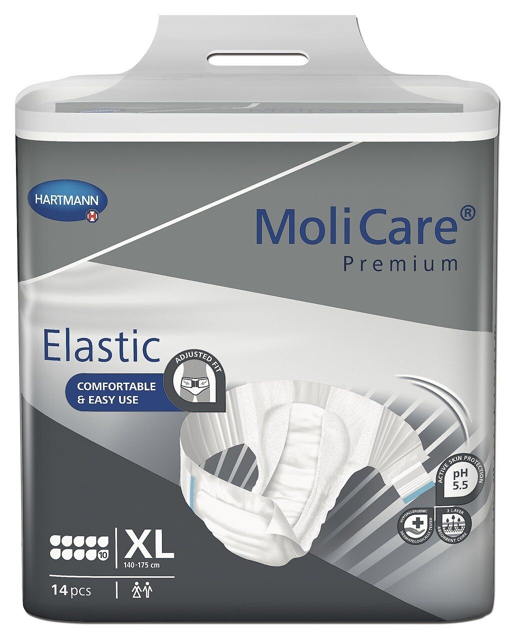 MoliCare Premium Elastic 10 Drop Size XL