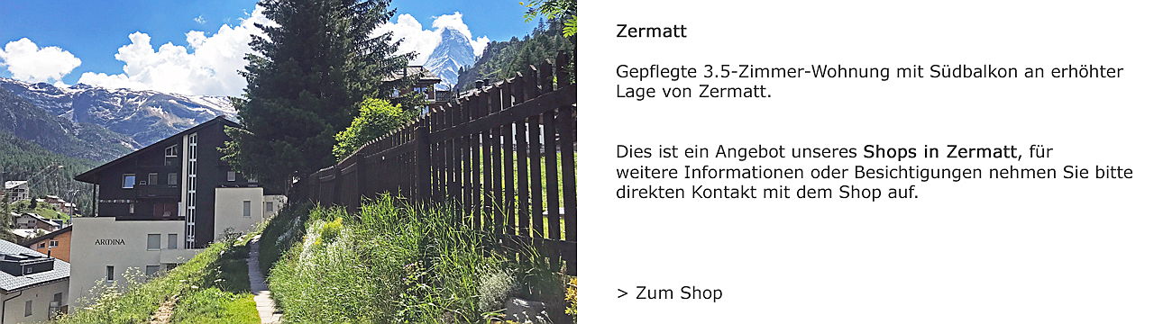  Zermatt
- Wohnung in Zermatt über Engel & Völkers Zermatt