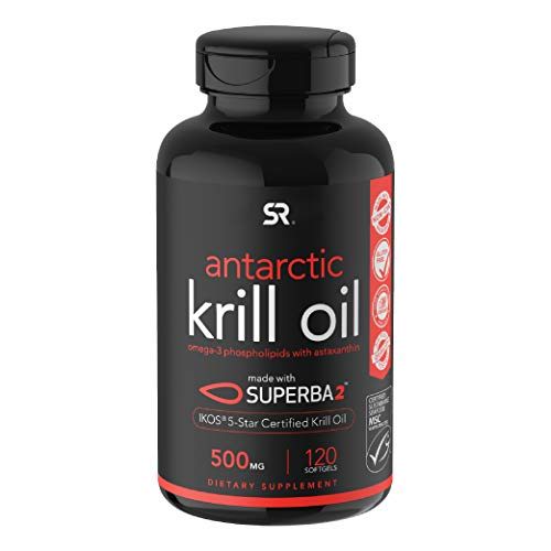 Sports Research (500mg) Antarctic Krill Oil vs MegaRed (350mg) Omega3 Krill Oil Slant