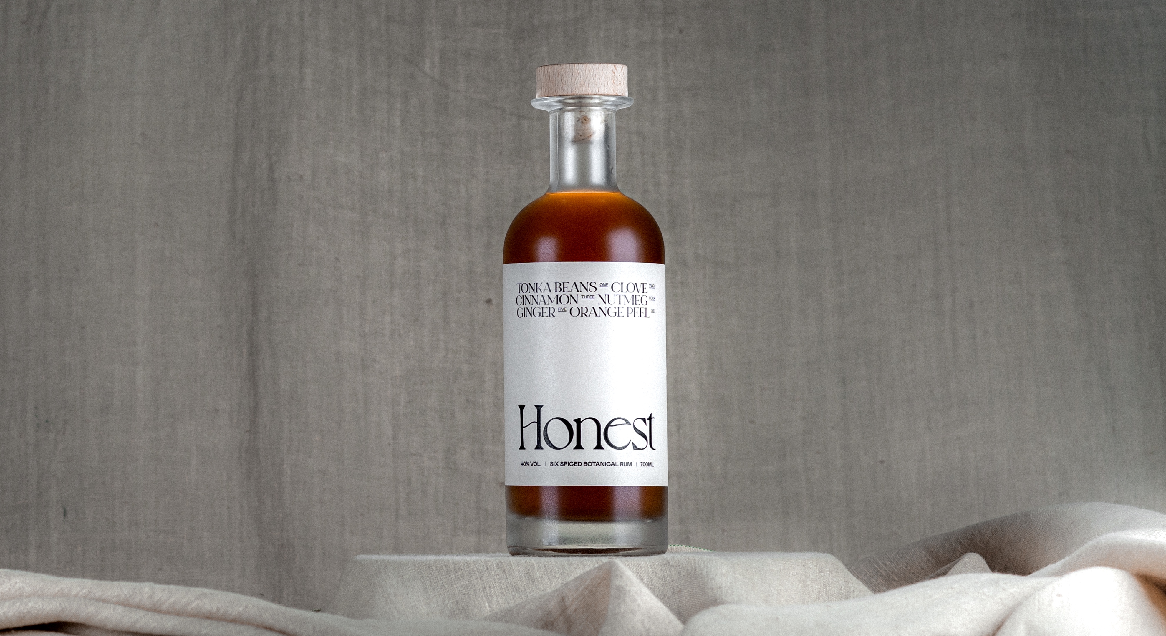 Honest is A Six Spiced, Plastic Free Botanical Rum