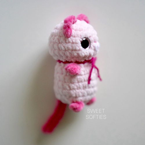 Faça uma boneca de gato em crochê! Tutorial de amigurumi sem costura