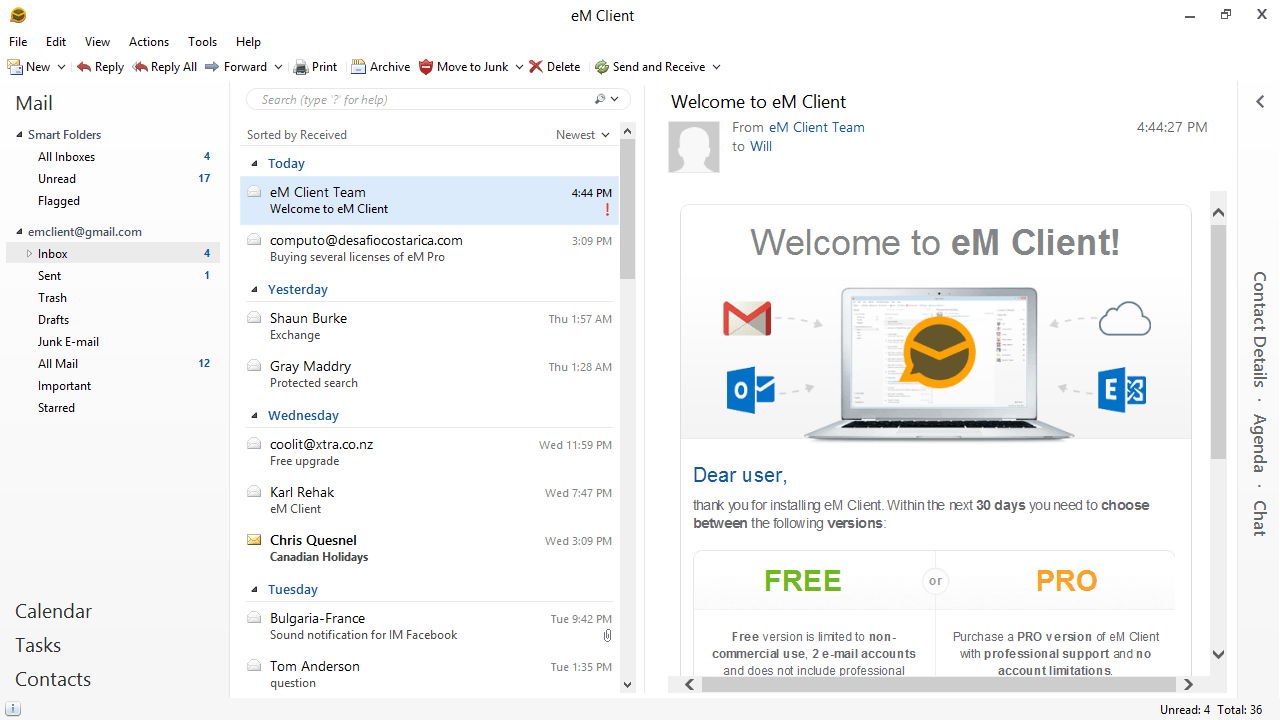 Airmail vs eM Client detailed comparison as of 2022 - Slant