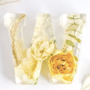 Preserve Your Flowers In Large Letters At Bouquet Casting Co