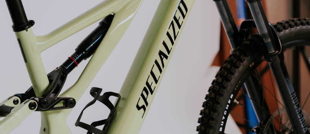 Close up of Specialized Turbo Levo electric bike