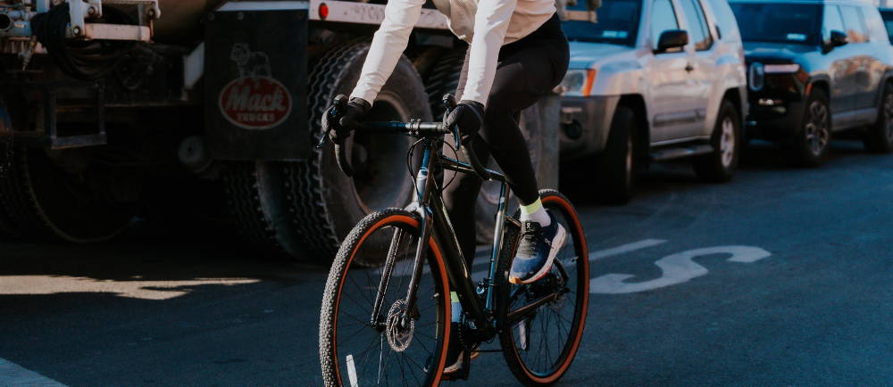 Rider on Cannondale Topstone electric gravel bike