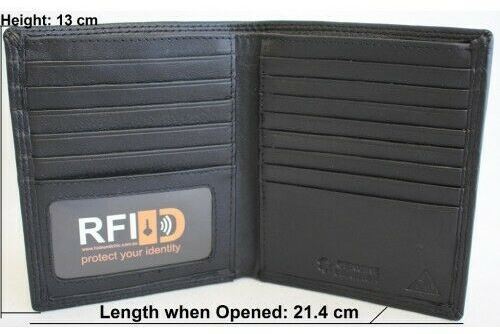 RFID Security Lined Leather Wallet Style 11026 - Image 4