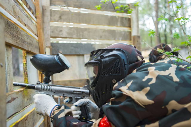Paintball game, 2 hours