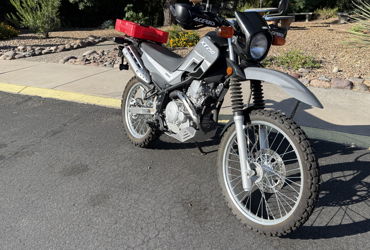 2025 YAMAHA XT250 motorcycle for rent near Tucson, AZ