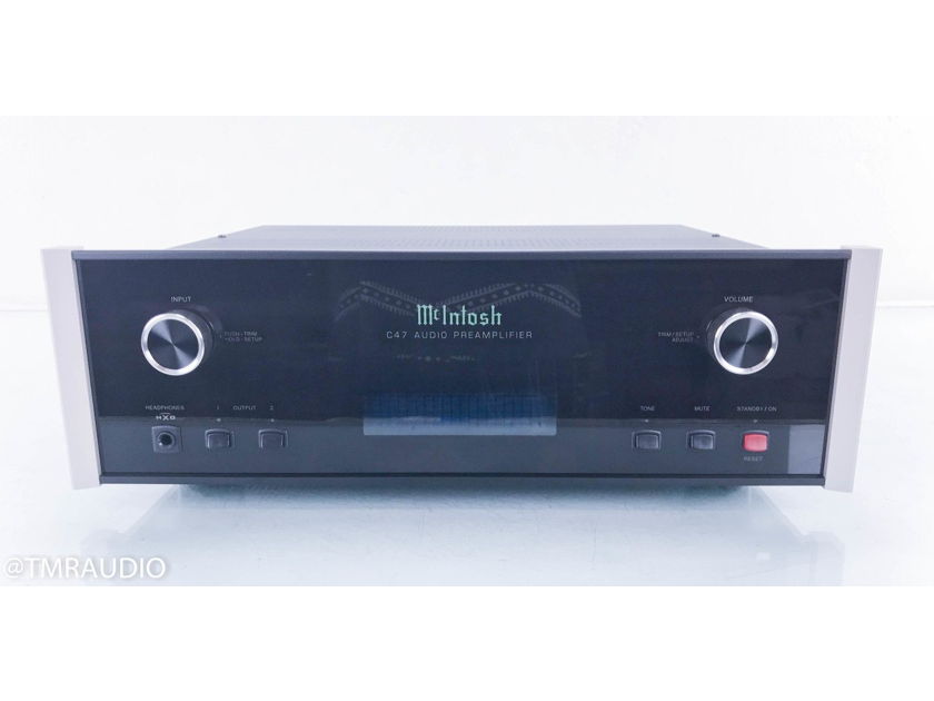 McIntosh C47 Stereo Preamplifier USB DAC; MM / MC Phono (13752)