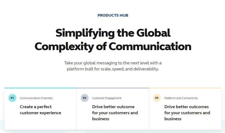 Infobip product / service