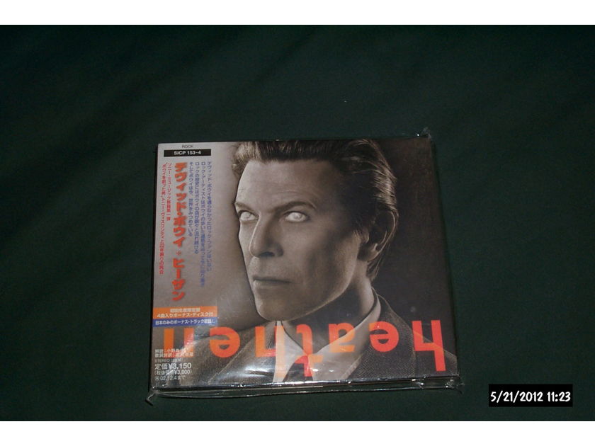 David Bowie - Heathen 2 CD SET Sony Japan With OBI NM