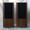 Omega Super 7 XRS Alnico speakers, black cloth magnetic grills, EKO walnut laminate finish