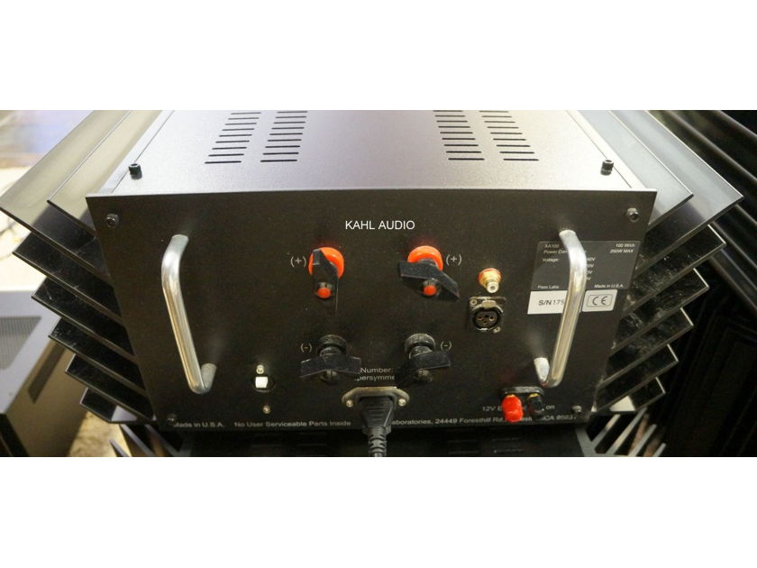 Pass Labs XA100 Class A monoblock amps. Absolute Sound Recommended. $13,000