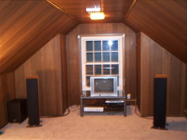 Nevermind the paneling and the small TV.