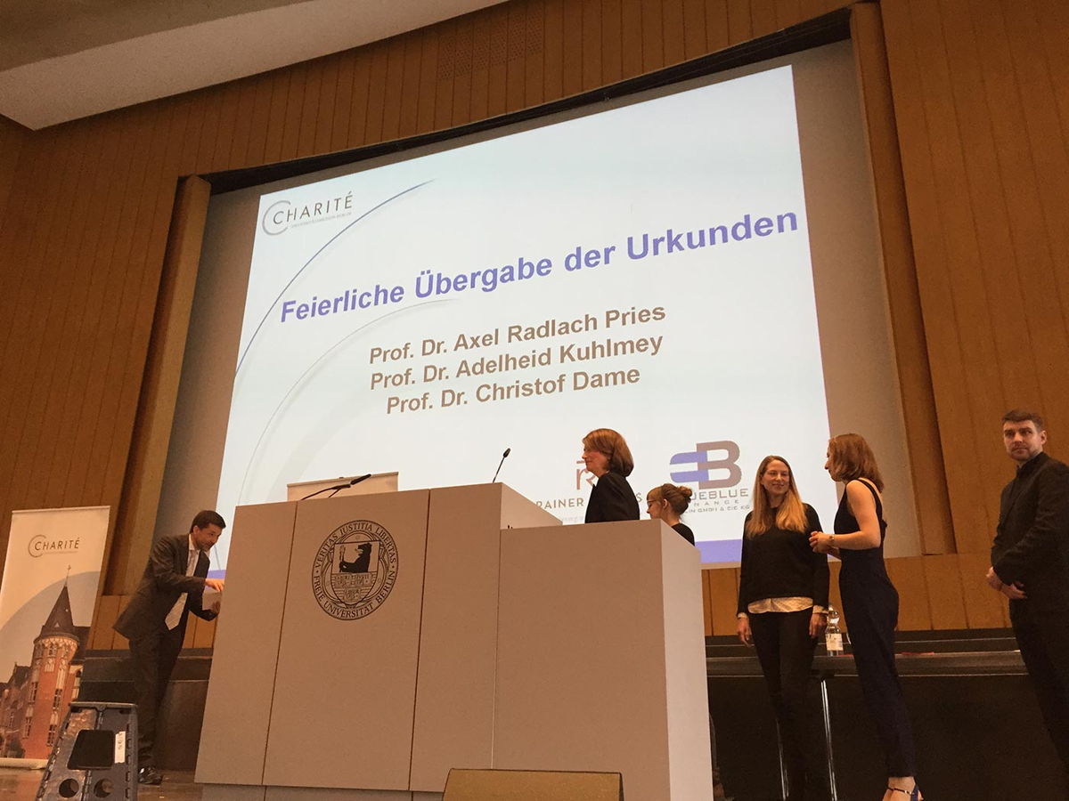 Der Alumni-Preis im Alumniclub der Charité