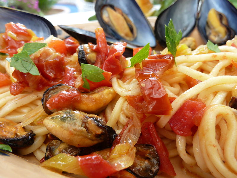 Cours de cuisine Baia Verde: Spaghetti, saveurs de la mer et plage de Gallipoli