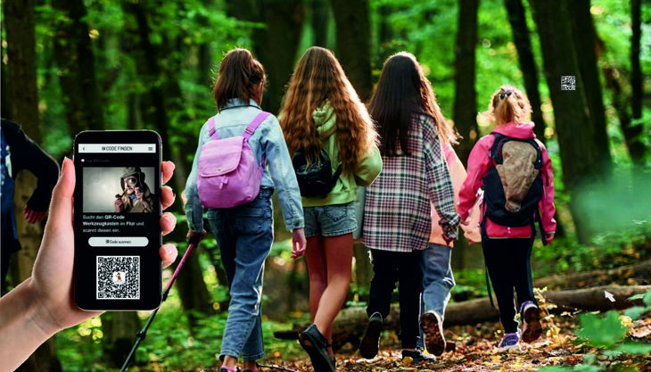 werbung qr schnitzljagd or