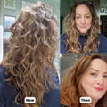 Image of wavy hair women on beach