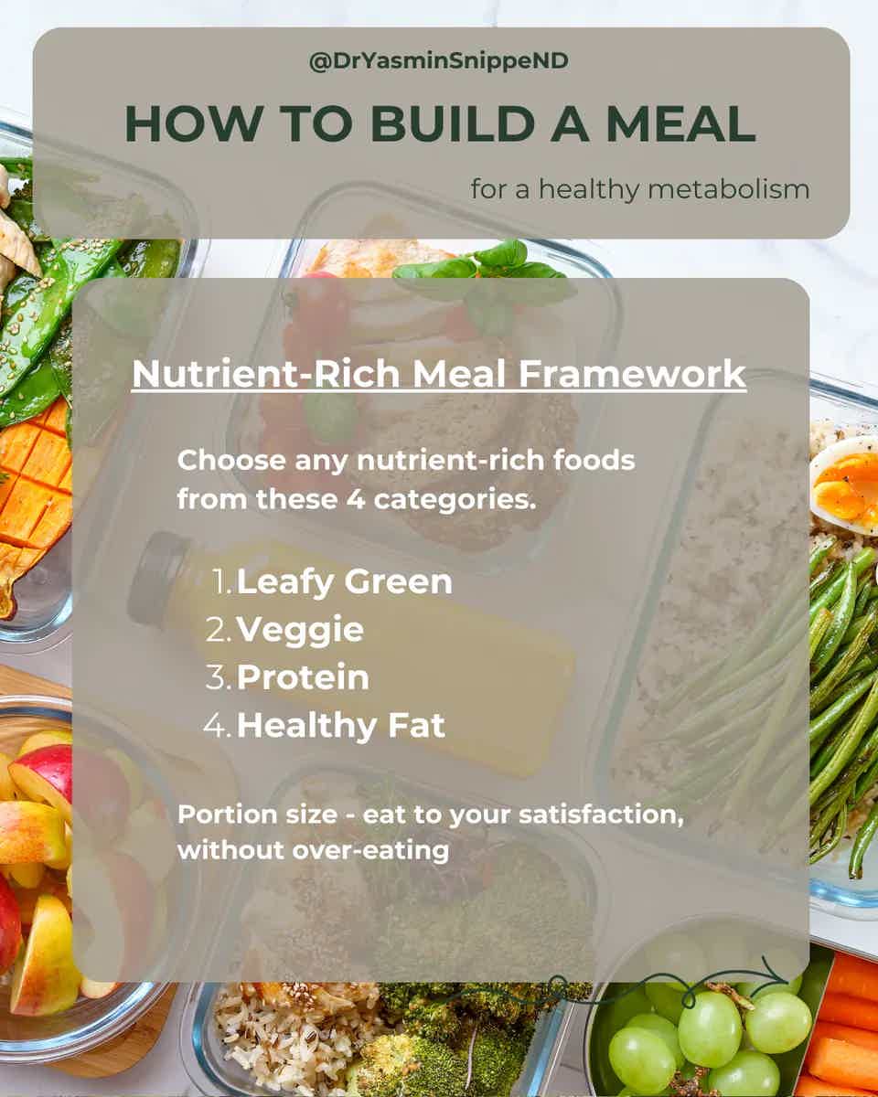 🥗 The Smart Woman’s Guide to Building Healthy, Hormone-Loving Meals (Without the Overwhelm)
