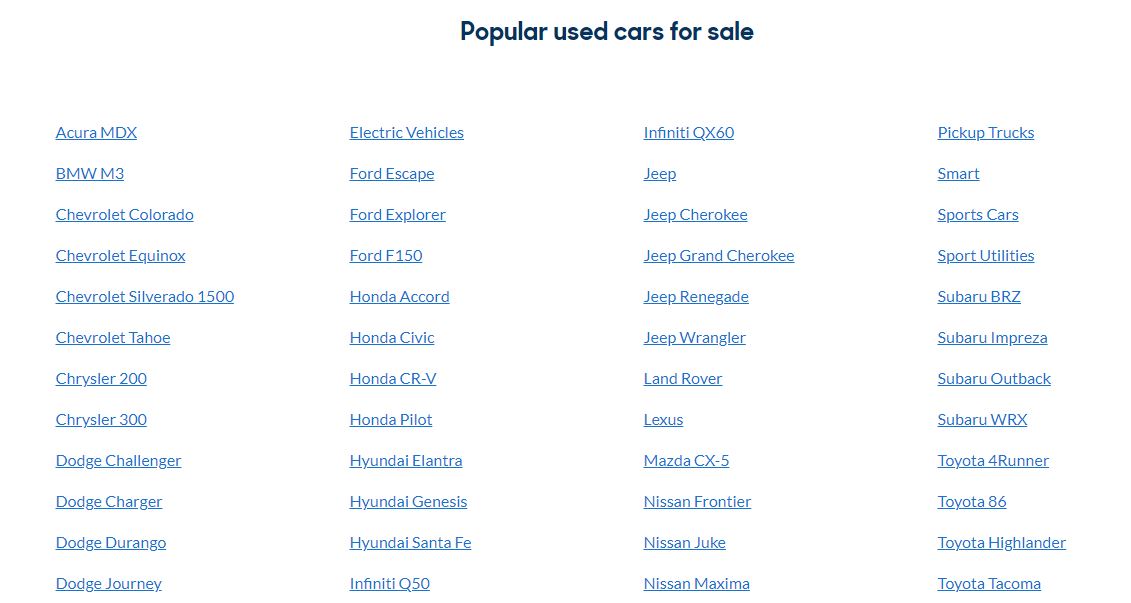 CarMax product / service
