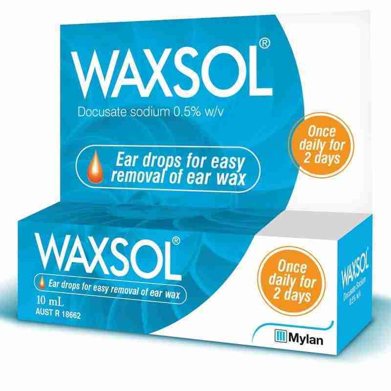 WAXSOL EAR DROPS 5% 10ML