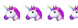 3.5 unicorn emojis