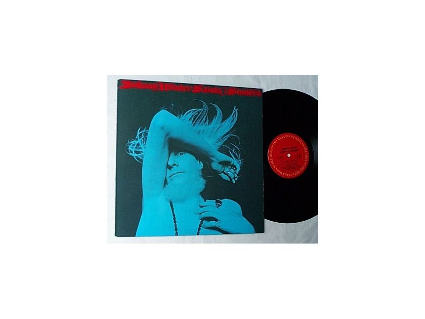 Johnny Winter LP-Saints & Sinners- - orig 1974 columbia album-superb texan blues music