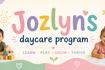 Jozlyn's Child Care Program