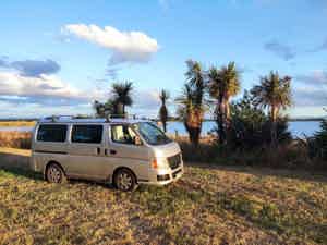 Selfcontained Nissan Caravan with powerful diesel heater