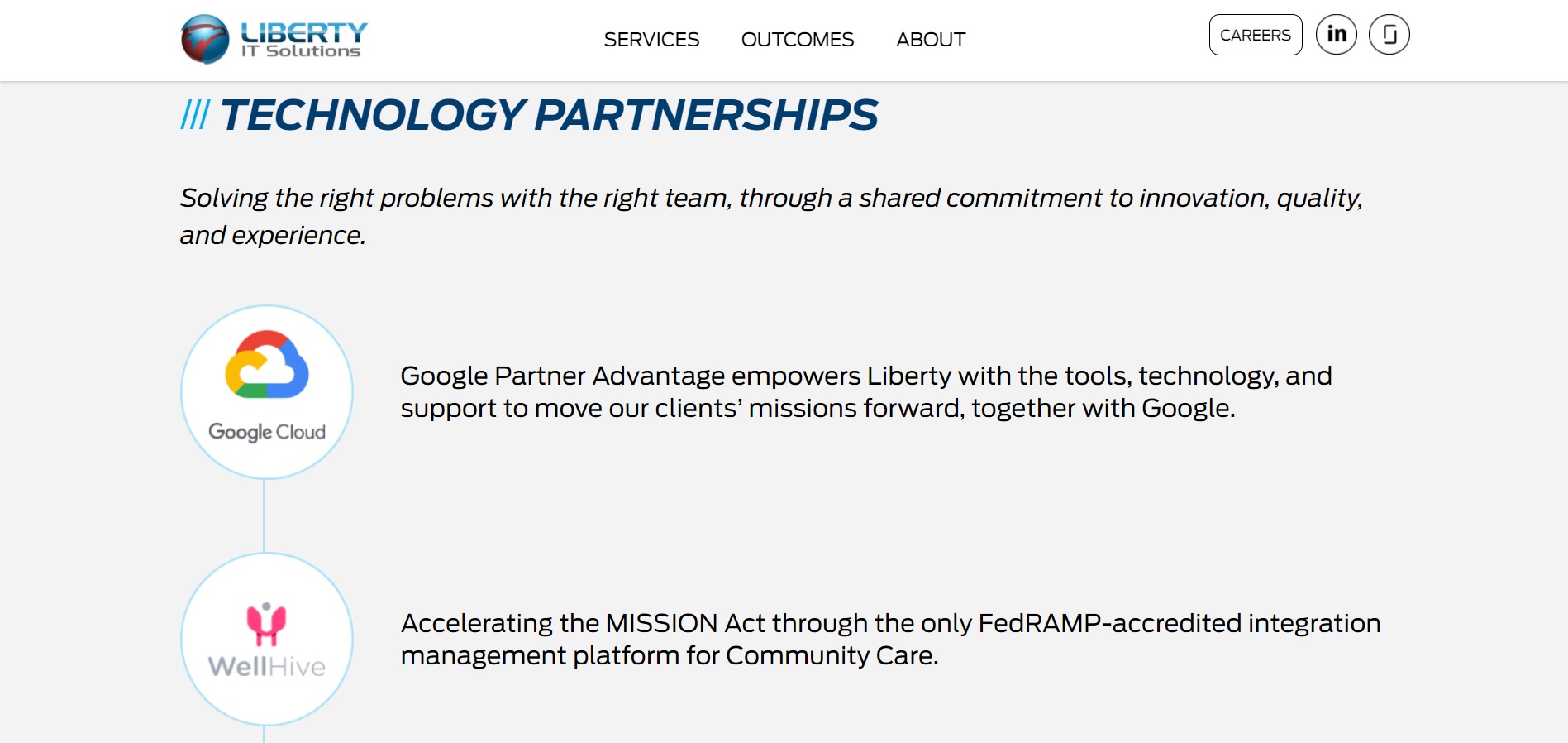 Liberty ITS product / service