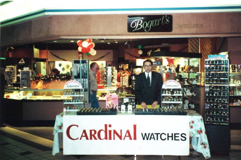 richard when he first opened bogarts jewellers