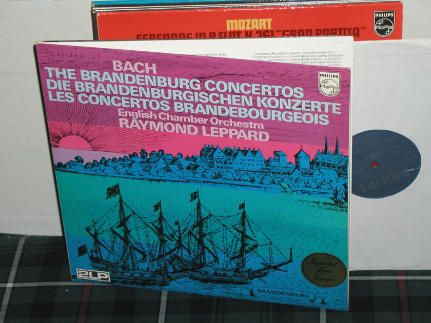 Leppard/ECO - Bach Brandenburg Philips Import  6747 2LP
