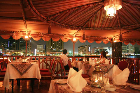 From Dubai Cruise: Creekside Dhow Dinner Cruise