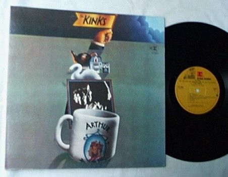 KINKS LP~ARTHUR~mega rare - 1969 album SIGNED BY RAY DA...