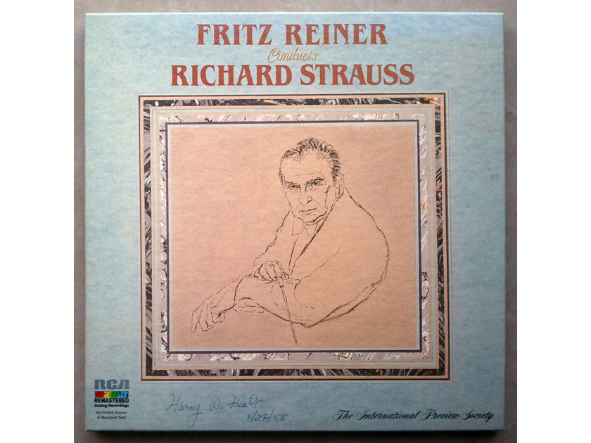 RCA Digital/Reiner/R. Strauss - A Hero's Life, Don Quixote, Also sprach Zarathustra, Burlesque, ... 4-LP / NM
