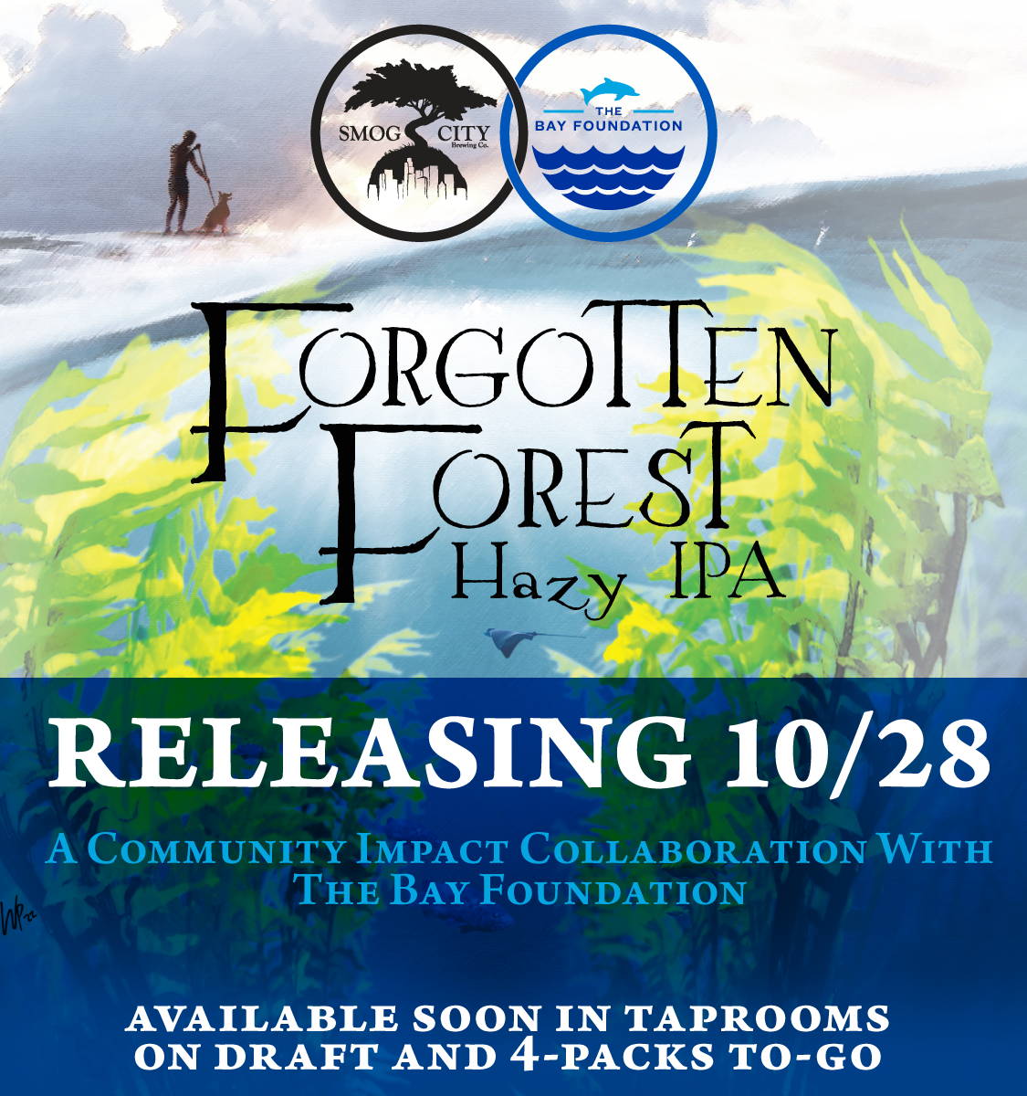 Forgotten Forest Hazy IPA Releasing 10/28, a Community Impact Collaboration With The Bay Foundation
