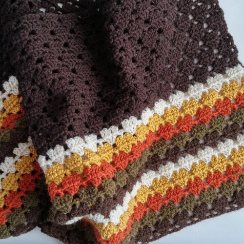 Retro woondeken "Autumn glory"