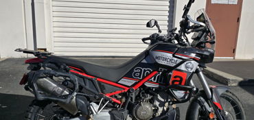 2024 APRILIA TUAREG 660 motorcycle for rent near Tucson, AZ