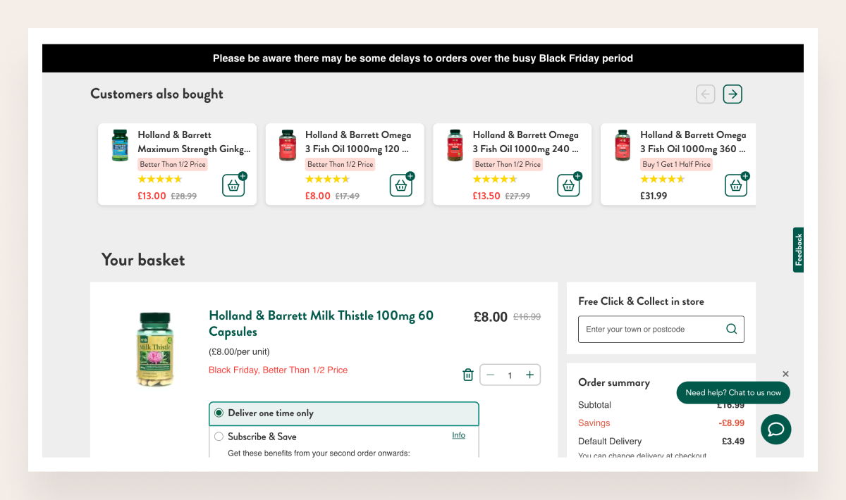 Holland and Barrett