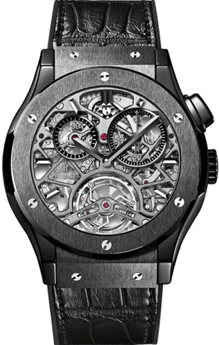 Hublot Classic Fusion TOURBILLON 45 MM CERAMIC SKELETON