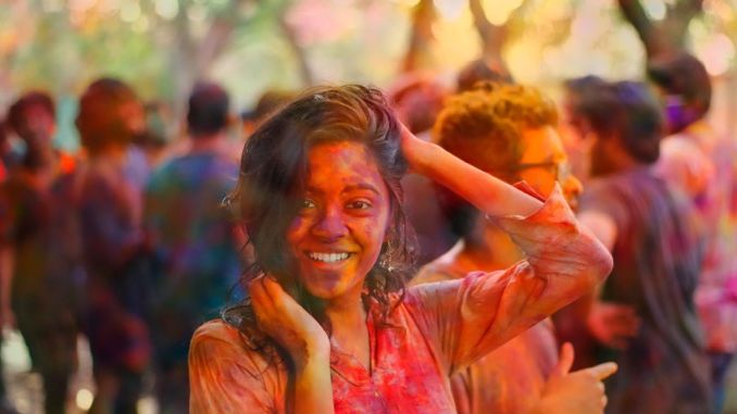 The colourful Holi Festival