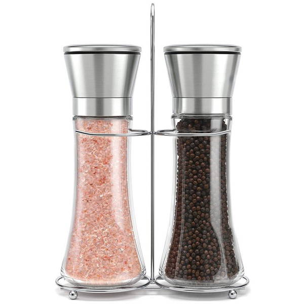 Salt and pepper mill with olive oil spray Pack of 3