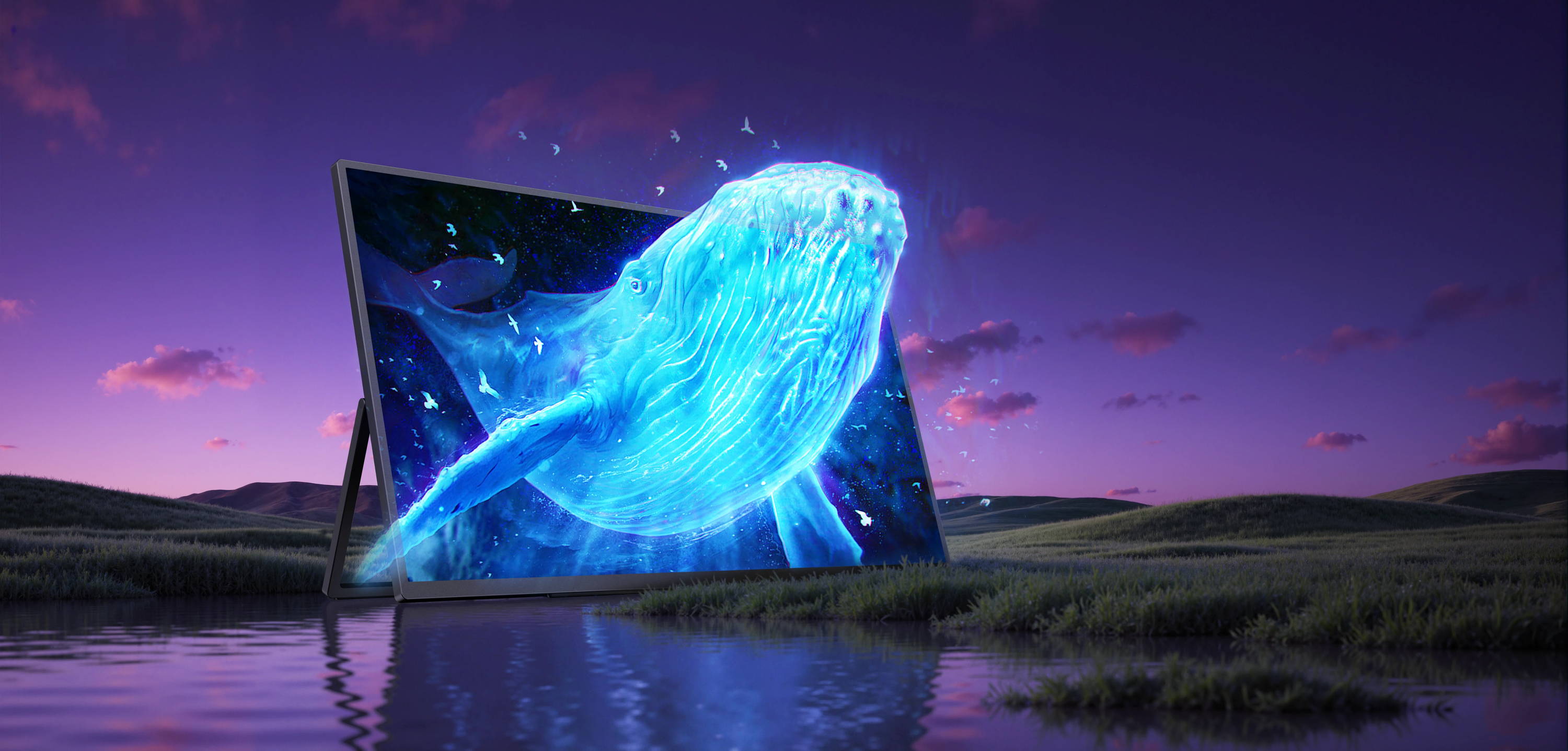 UColor 19 Apex - 19 Inch 4K UHD Monitor QLED 144Hz Computer Display with HDR