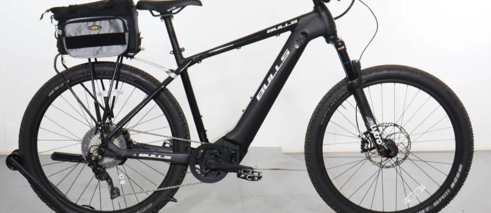 a Bulls Sentinel 3.0 front suspension electric mountain bike